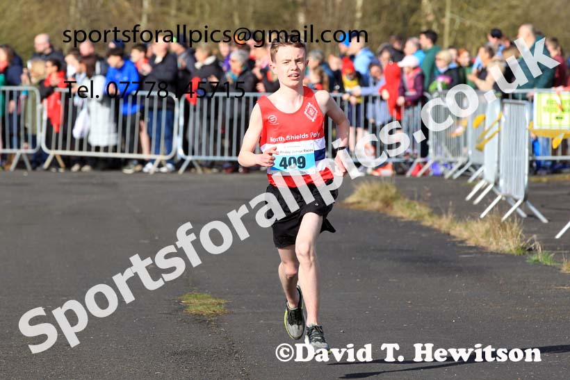 Boys and Girls Under-13s 2023 Elswick Harriers Road Relays, Albamarle Barrack Airfield, Ouston, Northumberland. Photo: David T. Hewitson/Sports for All Pics